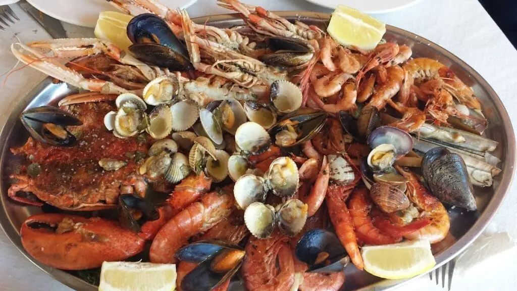 Meeresfrüchteplatte von El Rincón de Borja in La Manga