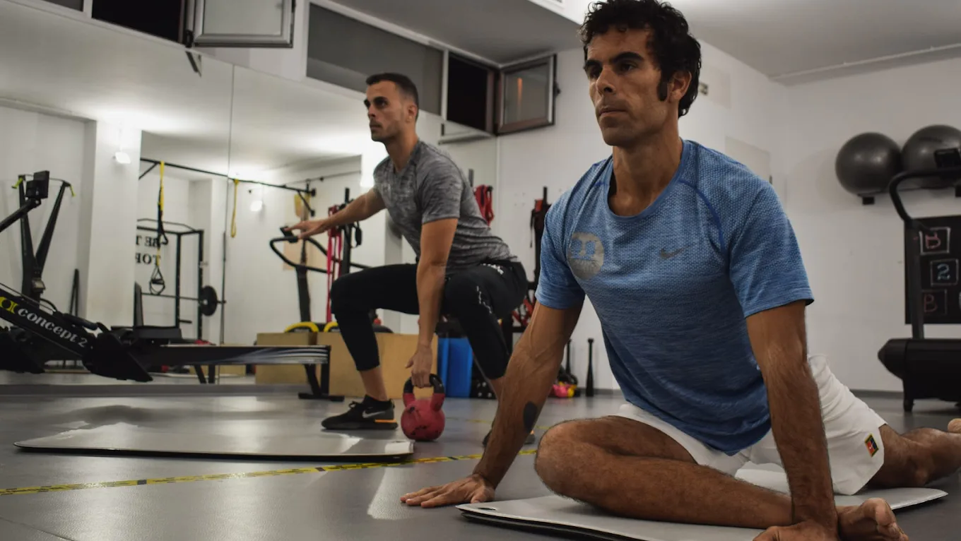 Séance d'entraînement fonctionnel dans la salle de Soriano Trainers à Cabo de Palos