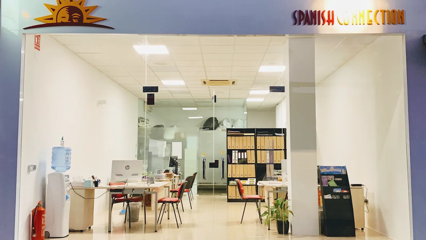 Inside The Spanish Connection office in Cabo de Palos