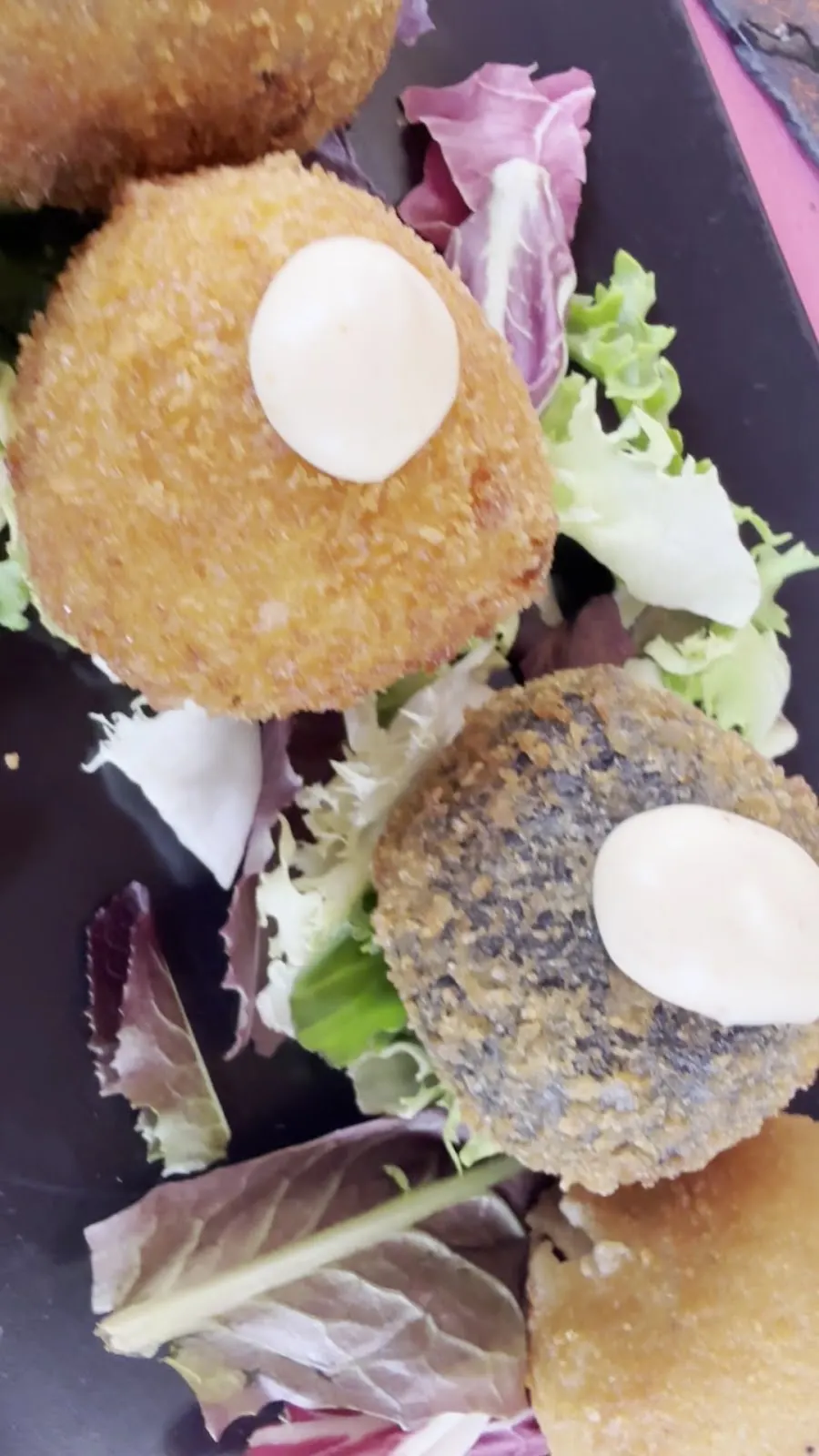 Croquetas (Spanish croquettes) served at Casa Gotxa, a restaurant in La Manga
