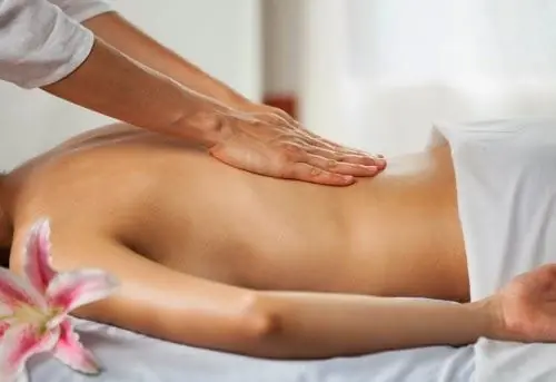 Therapeutic massage session at A-Terapia, La Manga