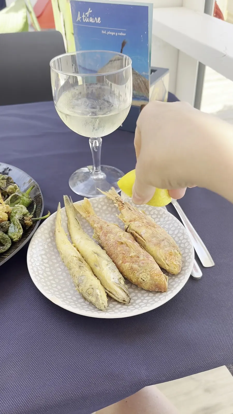 Cocktail served at A Tu Aire Chiringuito, La Manga