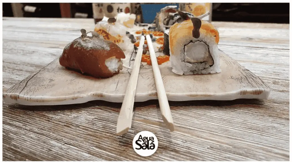 Sushi-Auswahl von Agua Salá in Cabo de Palos
