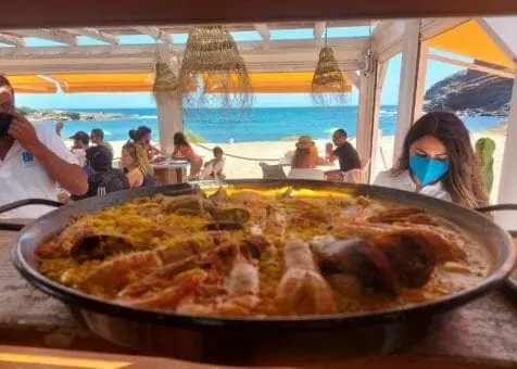 Views of Cala Reona from Al Lio