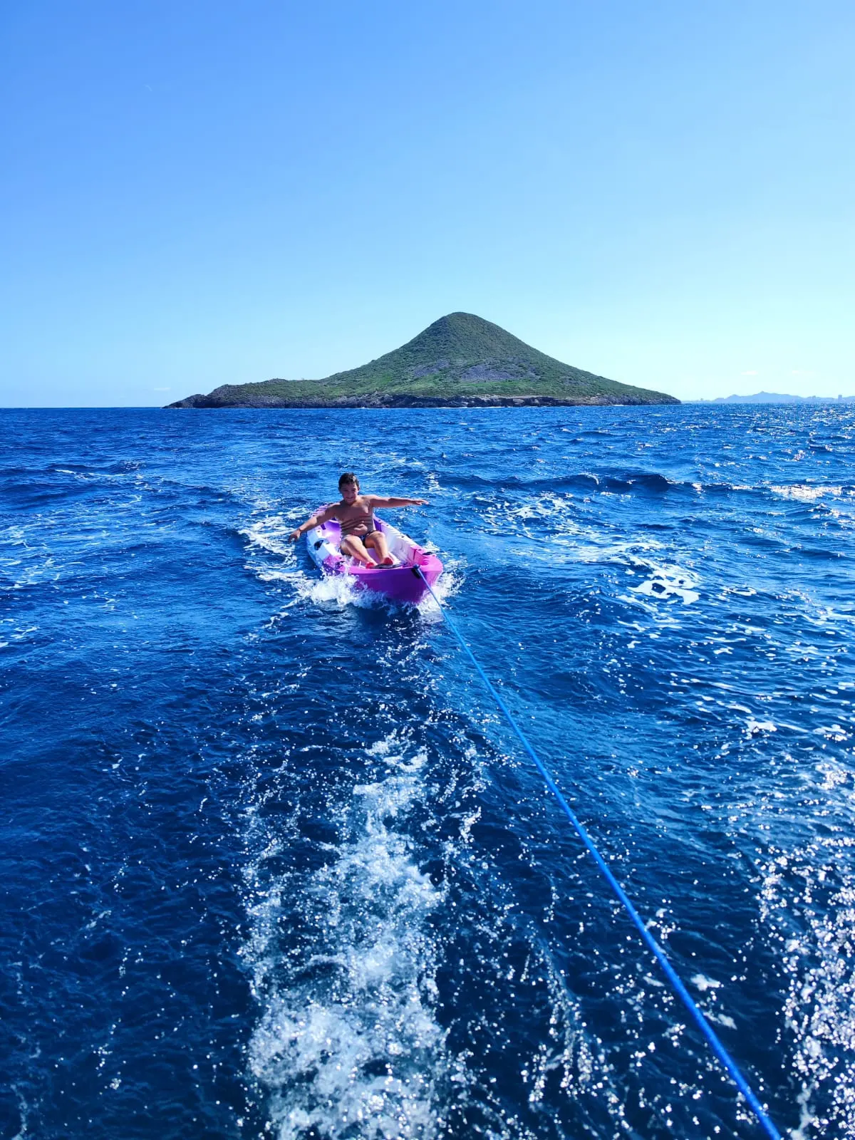 Another boat available for licence-free hire at Escuela Náutica Ortega