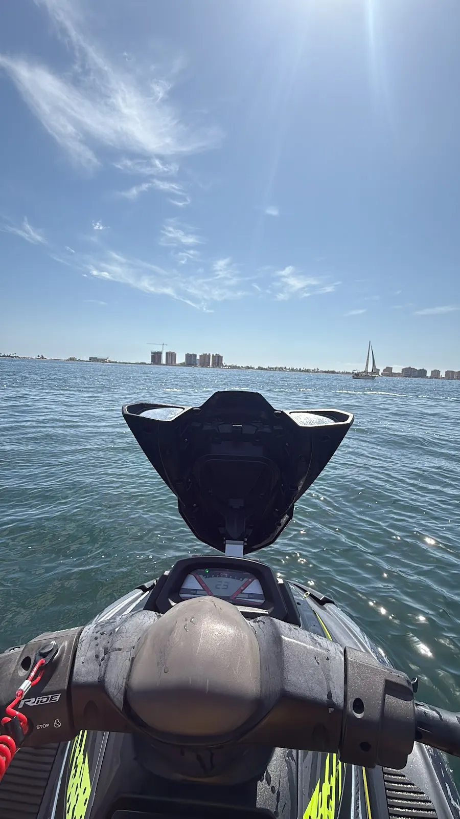 Blick auf das Mar Menor vom Jetski-Verleih aus