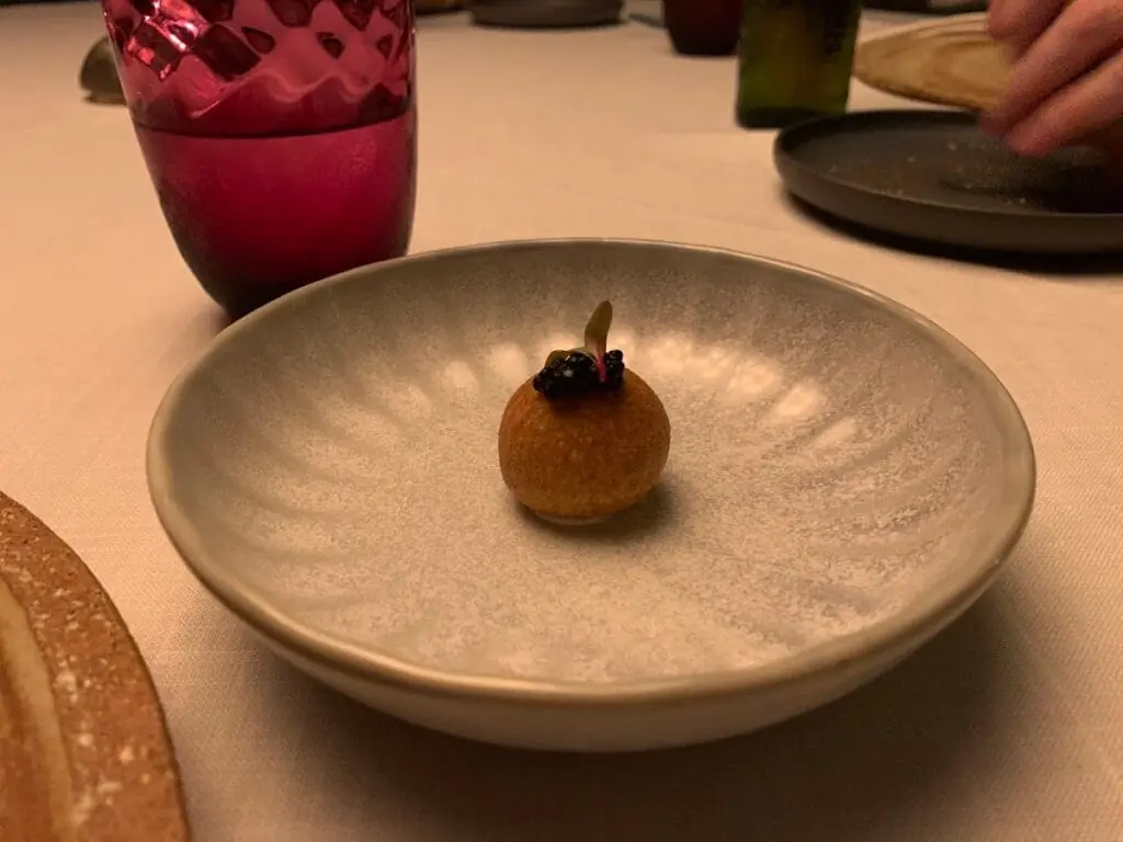 Dessert served at Amapola restaurant in La Manga Club