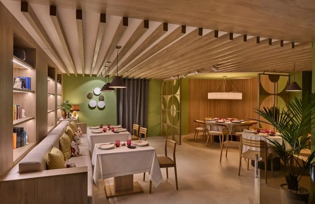 Interior of Amapola restaurant in La Manga Club