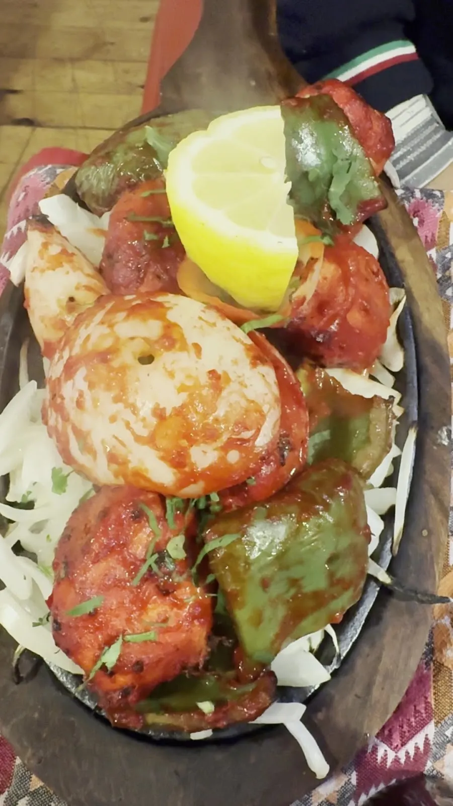 Spiced Nepalese and Indian dish served at Annapurna, Los Belones