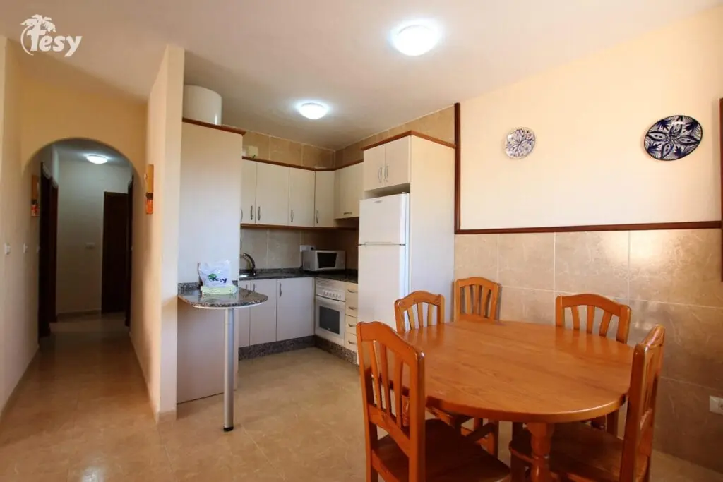 Ausgestattete Küche von Apartamentos Tesy