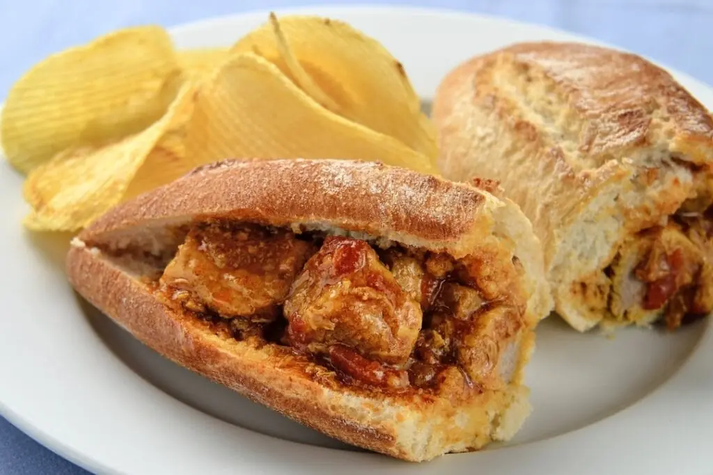 Bocadillo, serviert in Baraka, Cabo de Palos