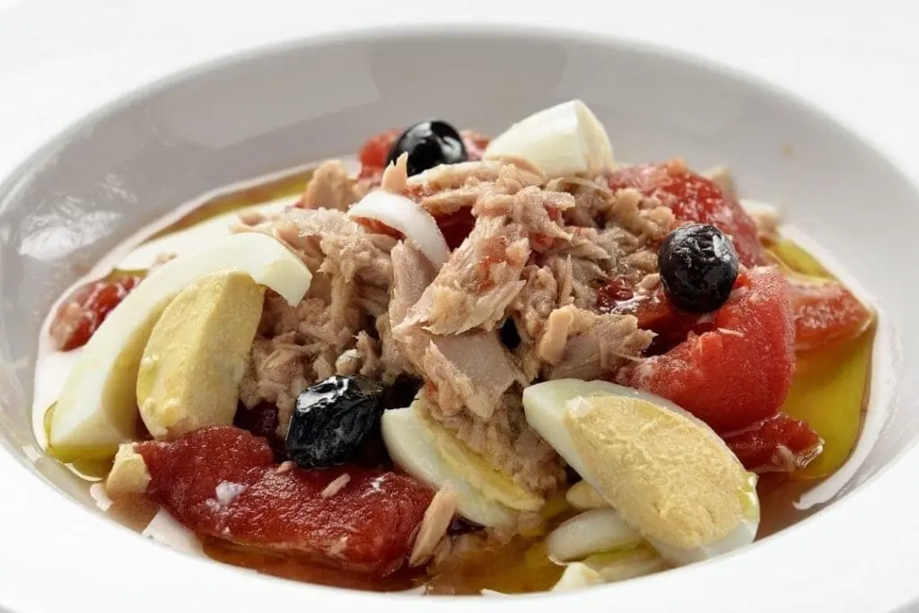 Salat, serviert in Baraka, Cabo de Palos