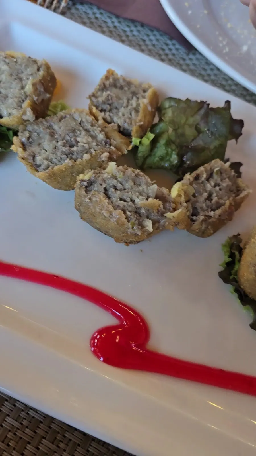 Entrée servie à la Brasería Garnacha