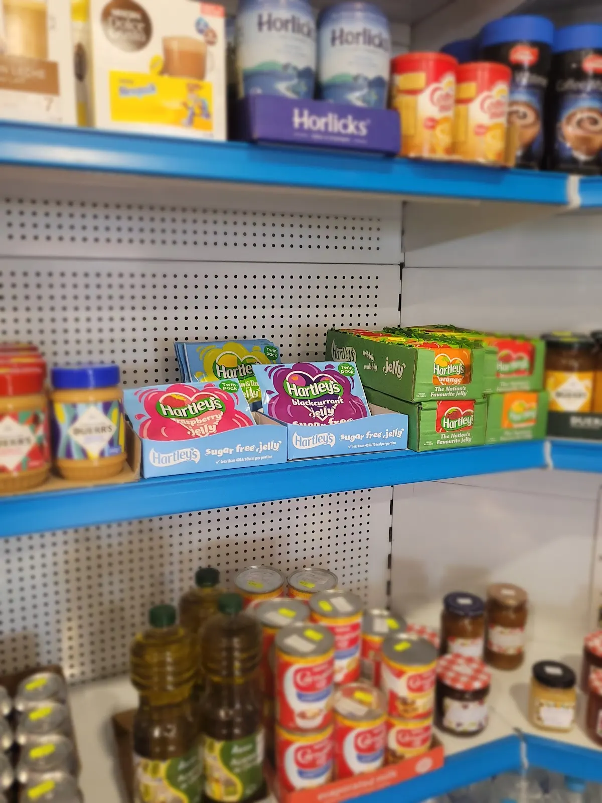 Inside the British supermarket in Los Belones