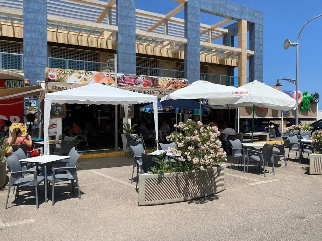 Cafetería DelPuerto frontage, La Manga