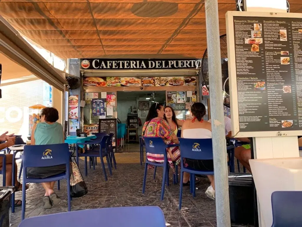 Harbour views from Cafetería DelPuerto