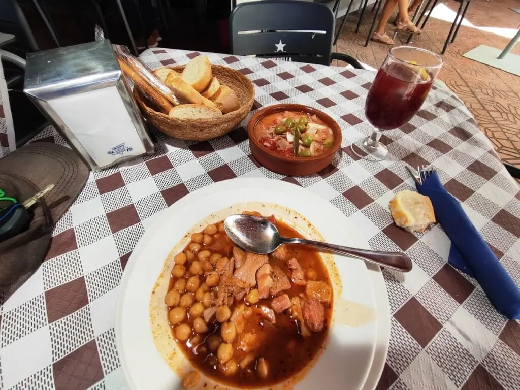 Homemade dessert at Cafetería El Árbol, La Manga del Mar Menor