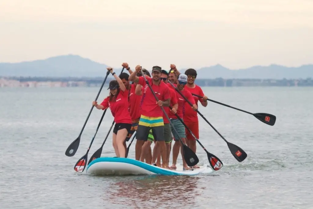 Cavanna Wind catamarans on the beach in La Manga