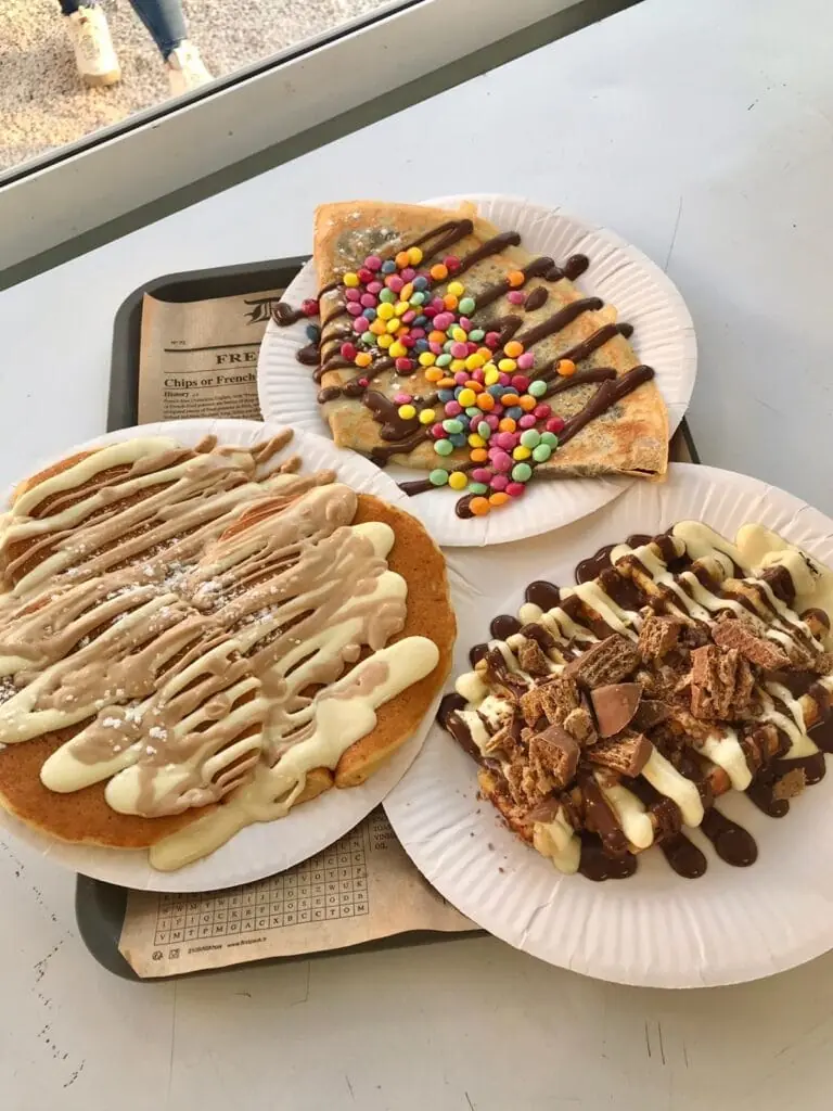 Stand de la Churrería Mamamia sur la Gran Vía de la Manga