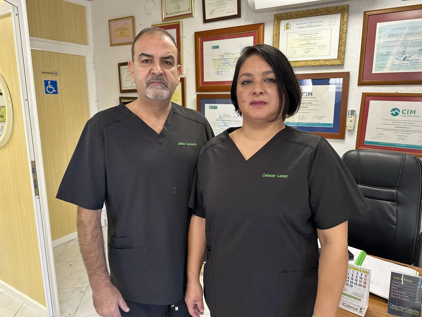 Ausstattung von Clínica Fisio Camacho in La Manga