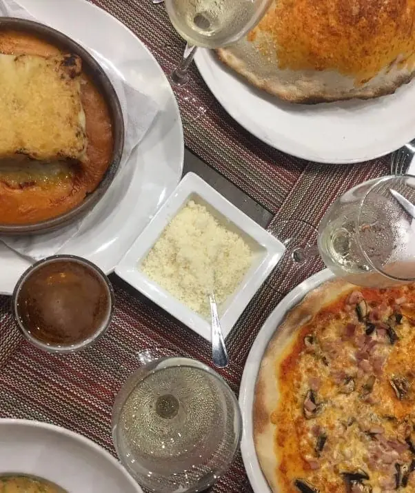 Pizza and Italian dishes for dinner at Don Luigi Trattoria