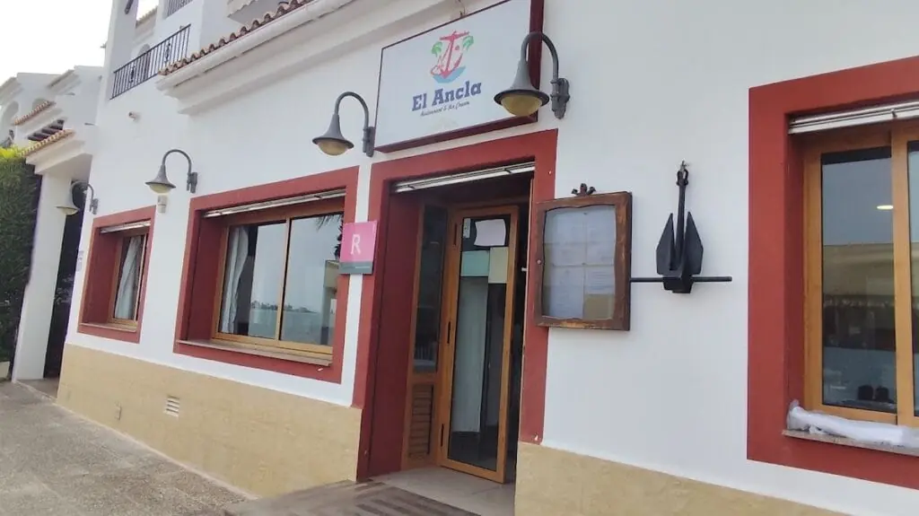 Exterior of Restaurante El Ancla in La Manga