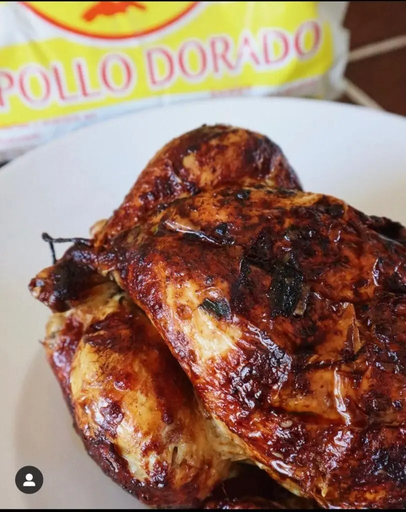 Roast chicken from El Pollo Dorado La Manga-Montecarlo