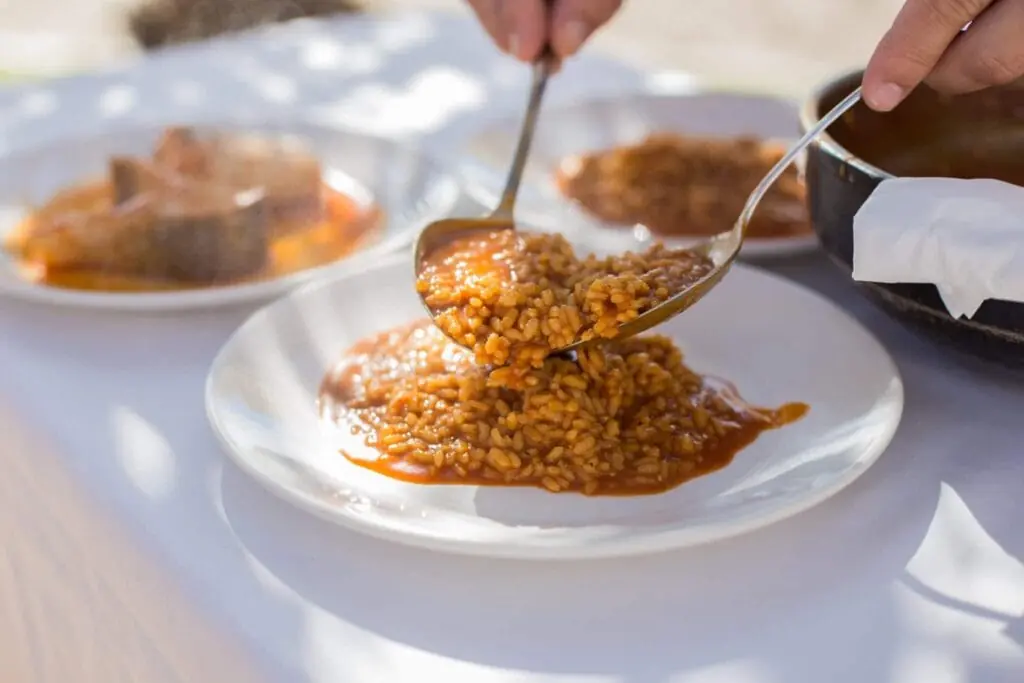 Riz servi chez Escuela de Pieter, La Manga