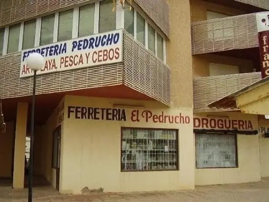 Geschäftsräume von Ferretería El Pedrucho bei km 8 von La Manga