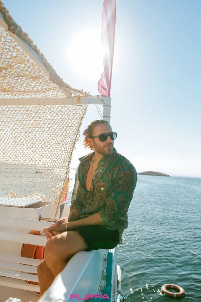 Oberdeck von Flippaboat, VIP-Bereich