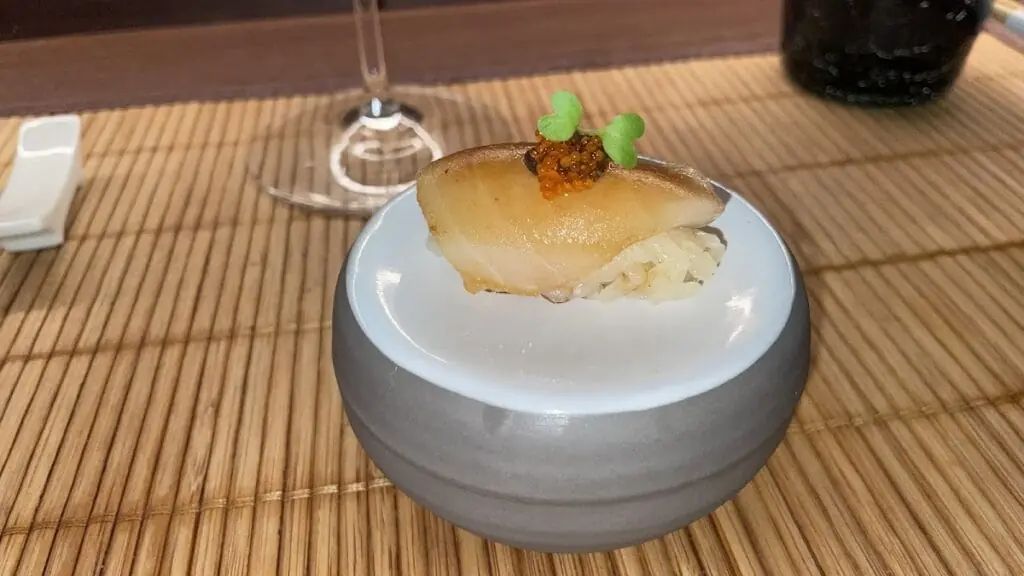 Sushi dish at Hatsune japanese bar, La Manga Club