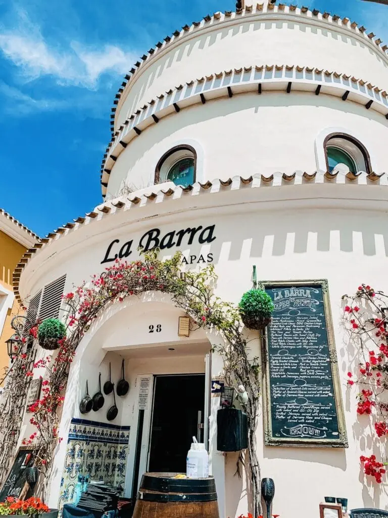 Façade de La Barra Tapas Bar à La Manga Club