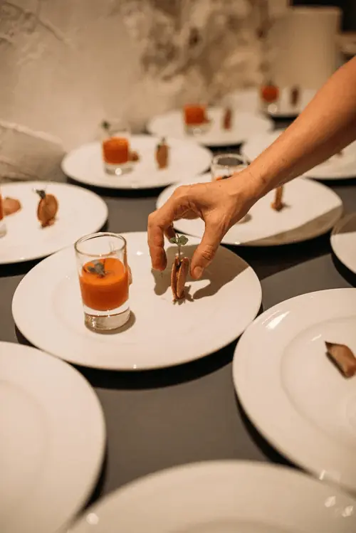 Häppchen bei einer Veranstaltung von La Birdie Catering in Los Belones, Murcia