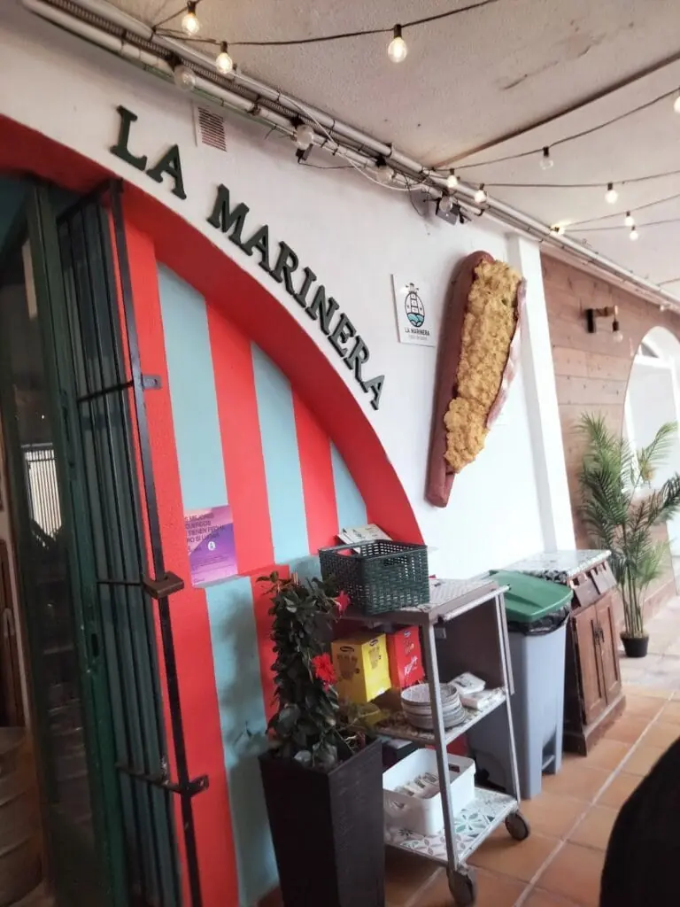 Exterior of La Marinerita in Plaza Virgen del Mar, Cabo de Palos