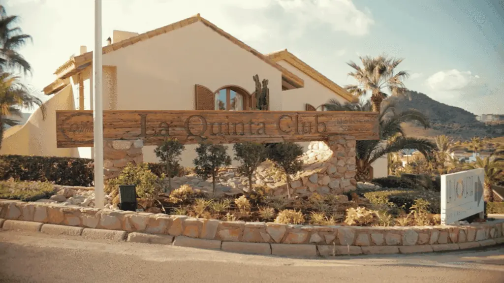 Entrance to La Quinta Club in La Manga Club