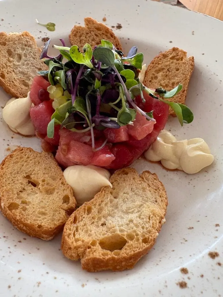 Starter at Restaurante La Tana in Cabo de Palos