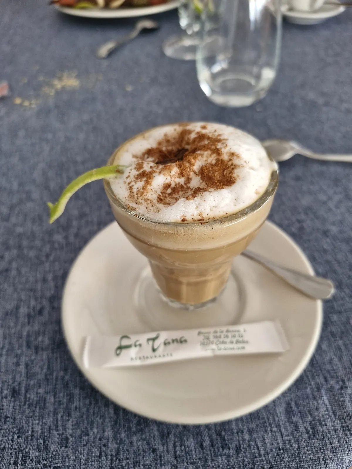 Homemade dessert at Restaurante La Tana