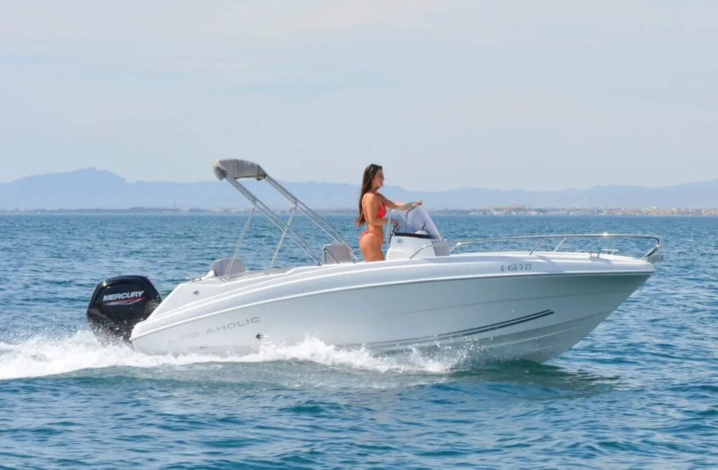 Groupe d'amis profitant d'une journée en bateau avec Life Aholic