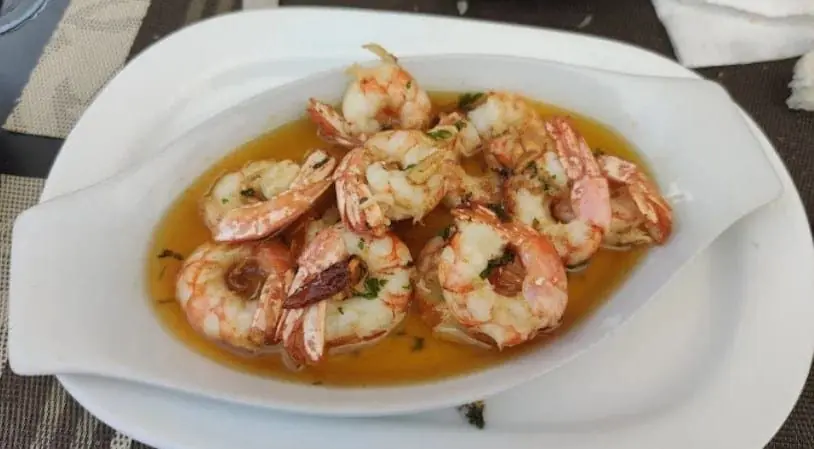 Caldero (the local fish and rice stew) at Los Faroles, La Manga