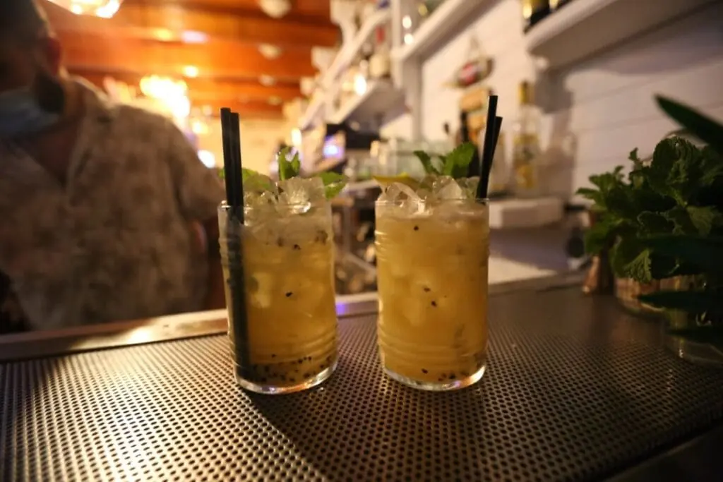 Détail d'un cocktail chez Mandacarú Cocktails & Coffee