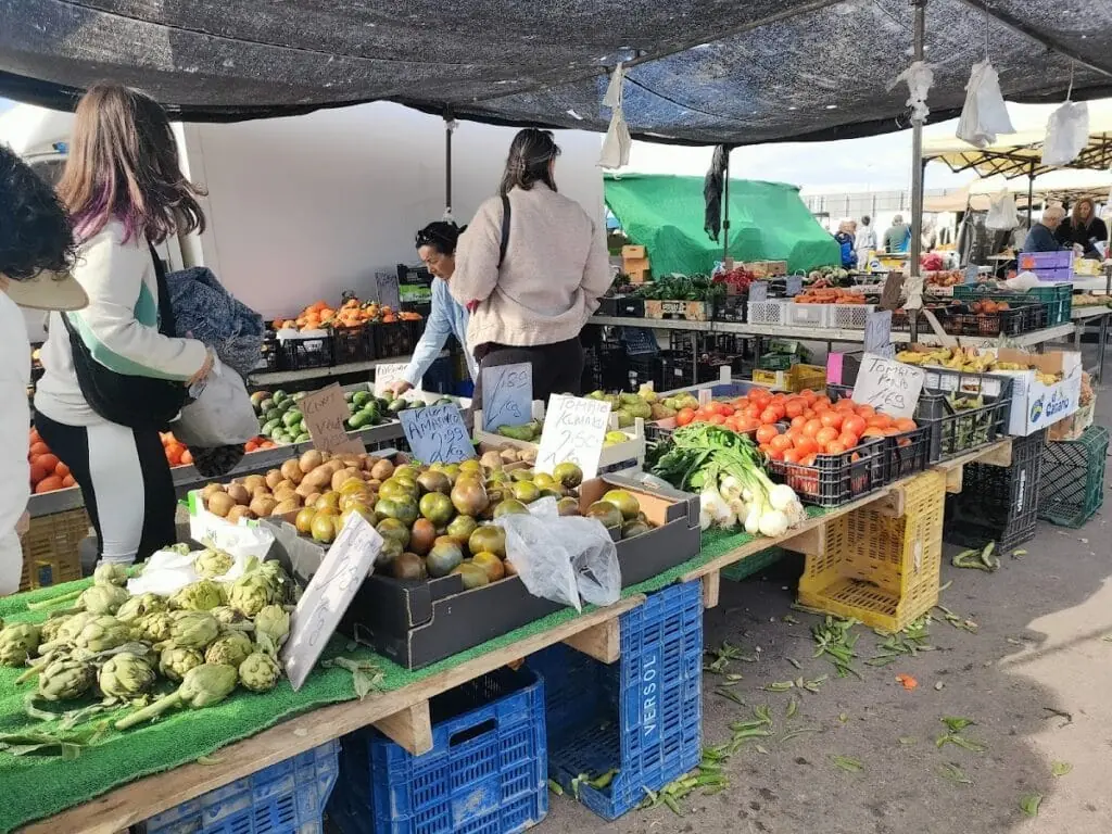 Marché ambulant calle Brezo, Cabo de Palos