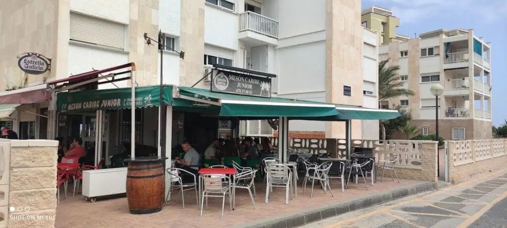 Exterior of Mesón Caribe Junior in La Manga