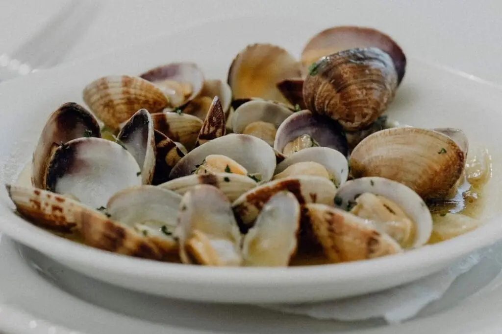 Venusmuscheln von der Karte des Restaurante Miramar