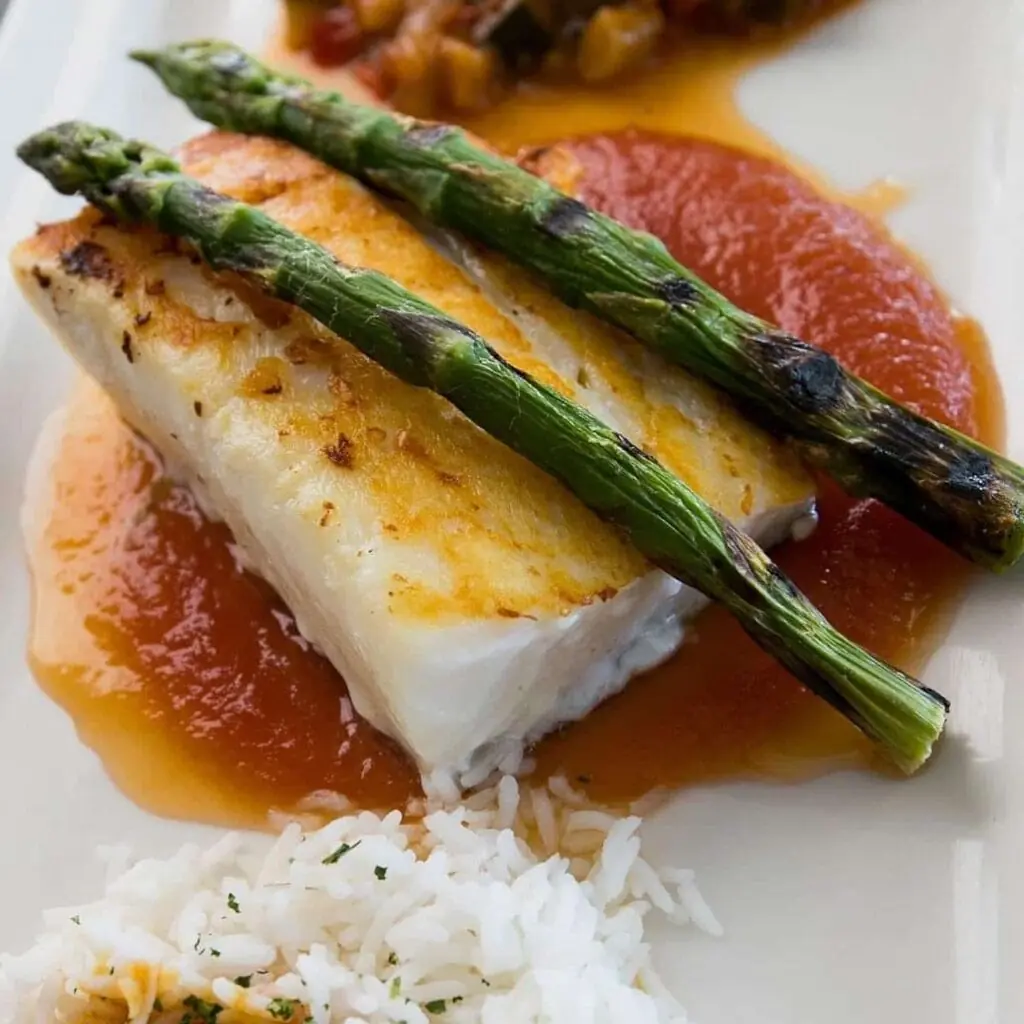 Fisch nach mediterraner Art im Restaurante Miramar