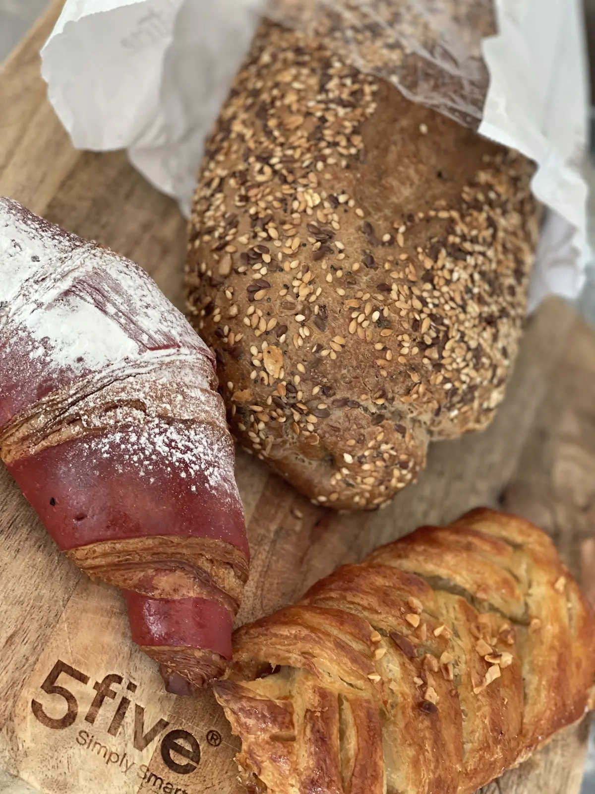Détail de la Panadería Cafetería Pura Vida à La Manga