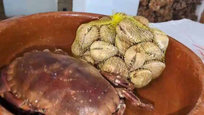Tischdetail in Pezio, Cabo de Palos