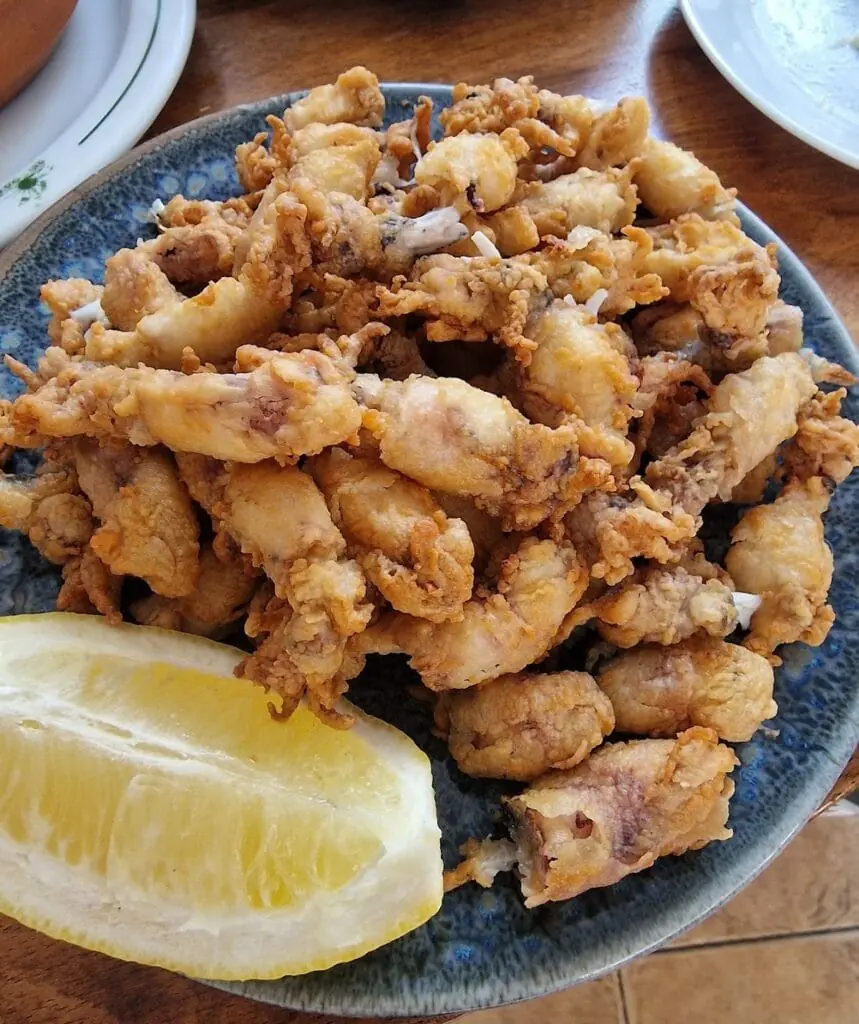Terrasse der Pizzería MANILA (Bei Paco), La Manga