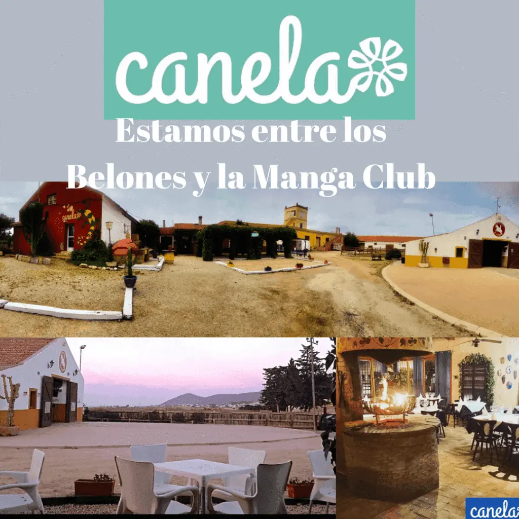Rustikale Terrasse des Restaurante Canela, Los Belones