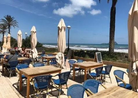 Seafood served at Restaurante El Buho