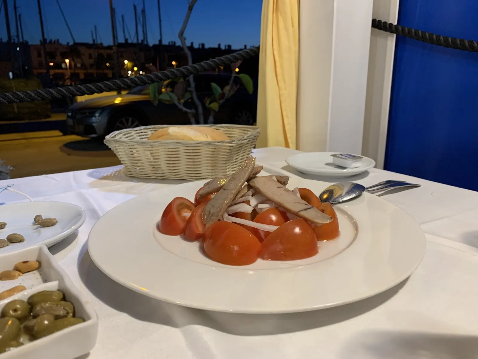 Interior of Restaurante El Faro, a traditional eatery in Cabo de Palos